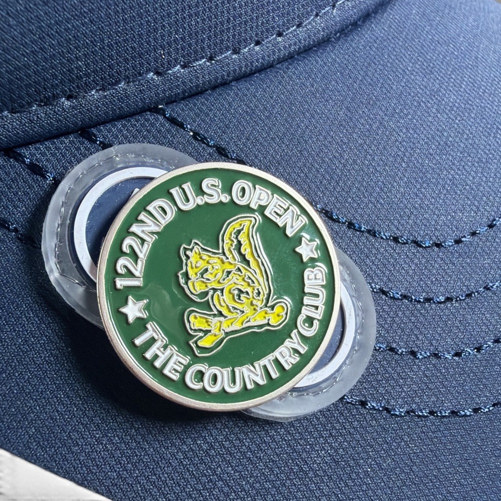 122nd US Open The Country Club Hat Ahead Mens OSFA Navy Blue Ballmarker Golf Cap - Picture 3 of 9